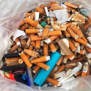 Foto mozziconi giornata mondiale contro il fumo